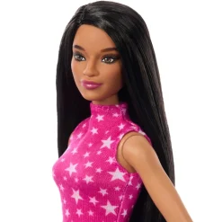 Sale Barbie - Muñeca Fashionista con Vestido Rosa Metálico ㅤ Muñecas