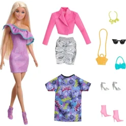 Outlet Barbie - Muñeca Fashionista 3 modas de noche Muñecas