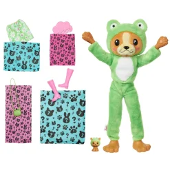 Barbie - Muñeca Sorpresa con Disfraz de Cachorro Rana y Accesorios (Varios modelos) ㅤ*MATTEL Outlet