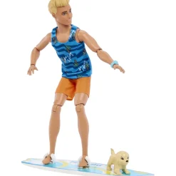 Sale Barbie - Muñeco Ken con tabla de surf ㅤ Muñecas