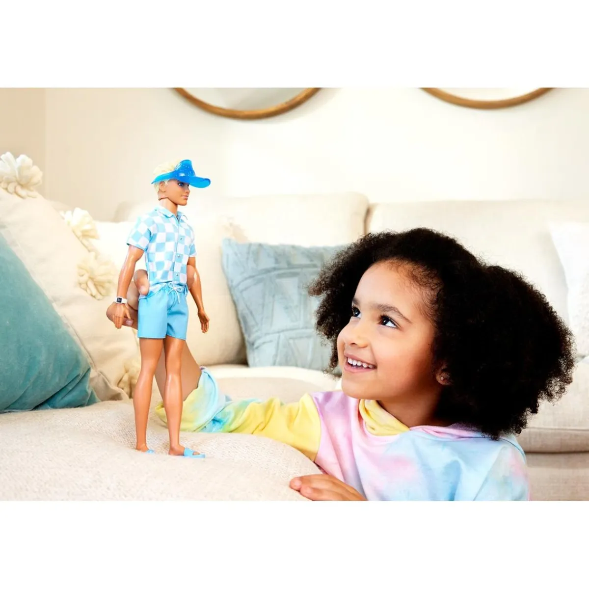 Barbie - Muñeco Ken en traje de baño con accesorios playa ㅤ*MATTEL Discount