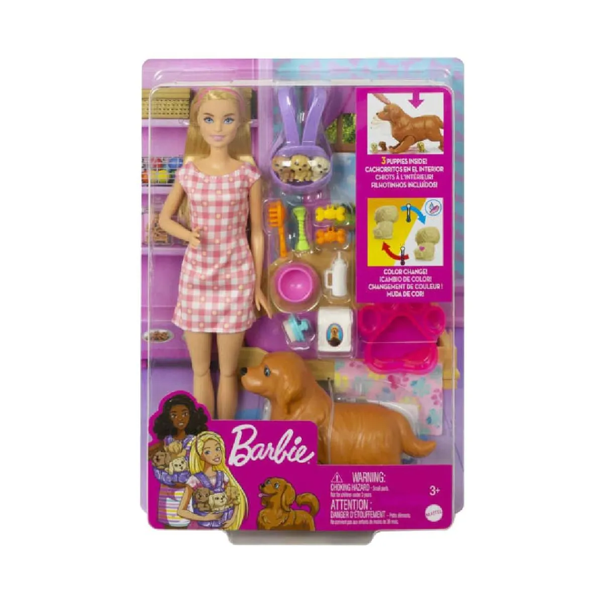 - Pack muñeca con mascotas*BARBIE New