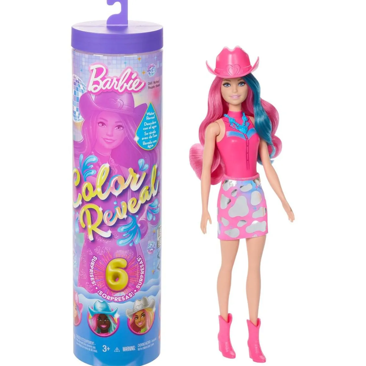 Best Barbie Color Reveal - Estrella de la disco Muñecas