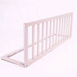 Outlet Barrera de cama de Madera Natural Rosa Seguridad·Antigolpes Y Reductores