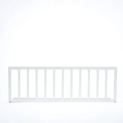 New Barrera de cama de Madera Natural Blanca Seguridad·Antigolpes Y Reductores