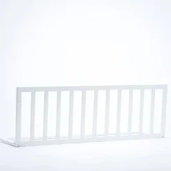 New Barrera de cama de Madera Natural Blanca Seguridad·Antigolpes Y Reductores