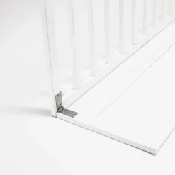 New Barrera de cama de Madera Natural Blanca Seguridad·Antigolpes Y Reductores