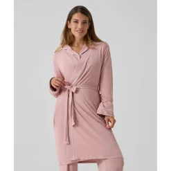 Online Bata premamá rosa empolvado Premamá·Íntimo Y Noche|Íntimo Y Noche·Batas