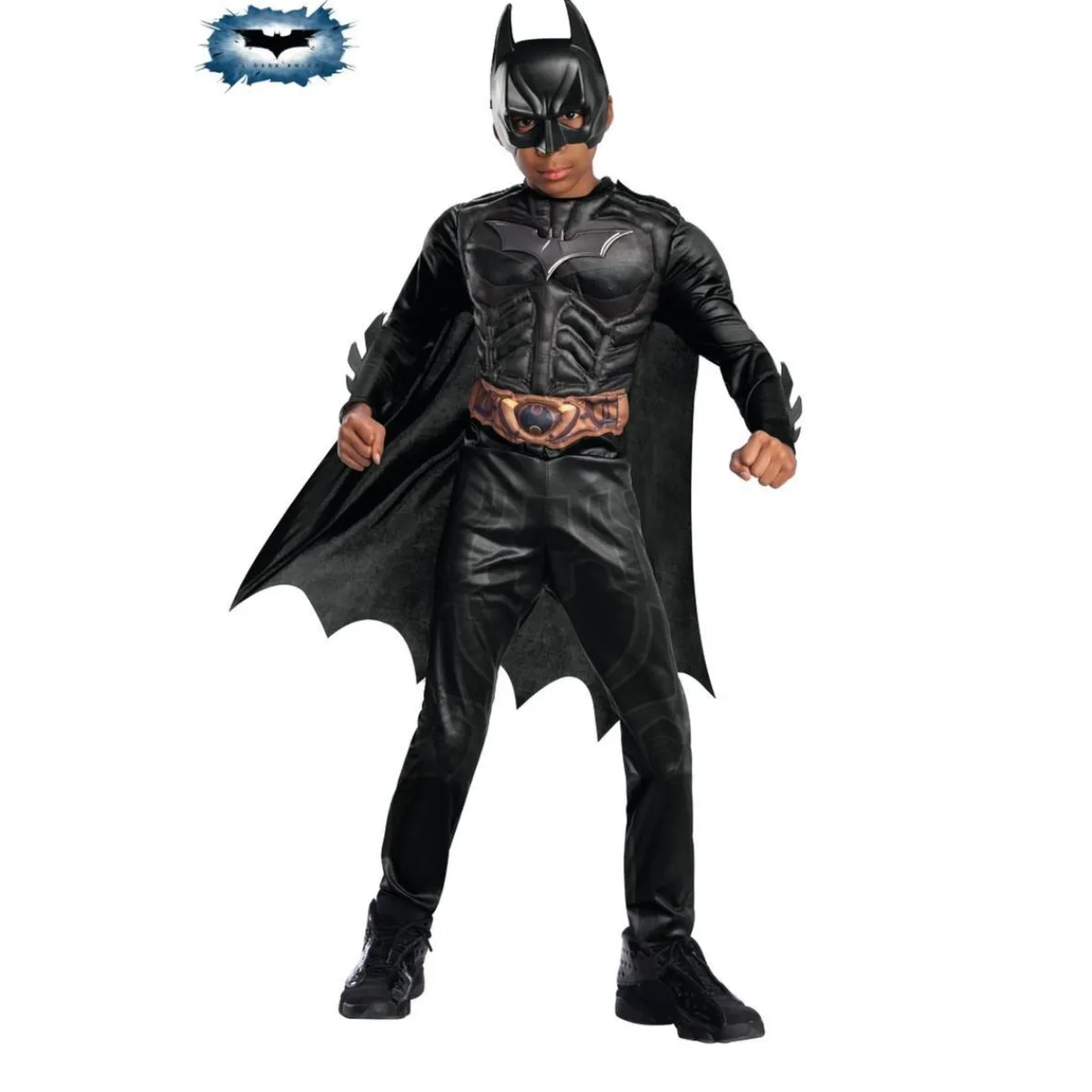 Batman - Disfraz infantil Batman Black Line deluxe 5-7 años*RUBIE'S Clearance