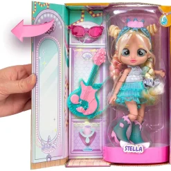 New Bebés Llorones - Best Friends Forever Serie 3 Stella con pelo largo y 9 accesorios ㅤ Muñecas