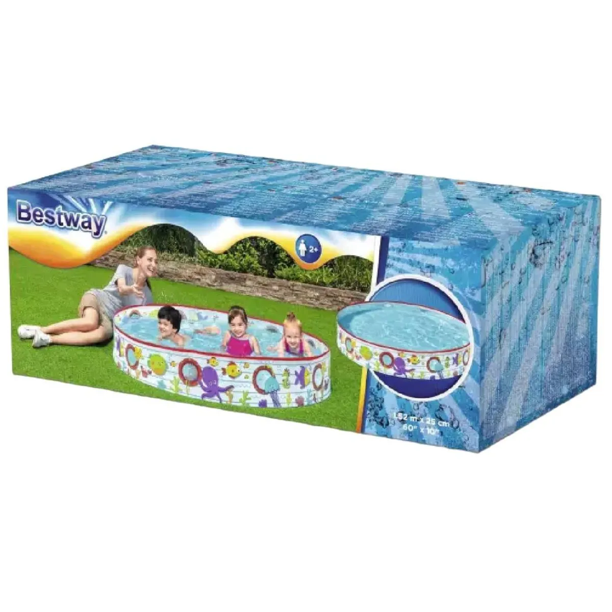 Best - Piscina infantil hinchable Mundo Submarino Piscinas|Juguetes De Verano