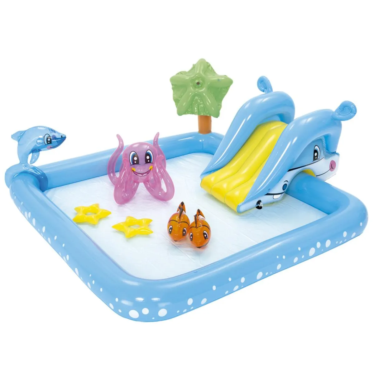 Best Bestway - Piscina Infantil Hinchable con Tobogán - Acuario Fantástico (varios modelos) Bestway|Piscinas