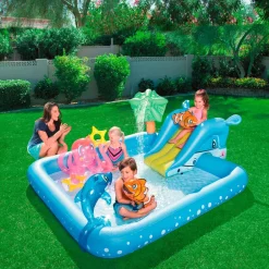 Best Bestway - Piscina Infantil Hinchable con Tobogán - Acuario Fantástico (varios modelos) Bestway|Piscinas