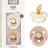 Online - Pack 2 chupetes Colour 0-6 meses - Ivory/Blush Biberones Y Chupetes·Chupetes