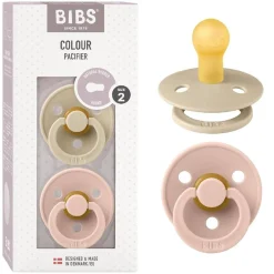 Hot - Pack 2 chupetes Colour 6-18 meses - Vanilla/Blush Biberones Y Chupetes·Chupetes