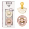 - Pack 2 chupetes Colour 6-18 meses - Ivory/Blush*BIBS Outlet