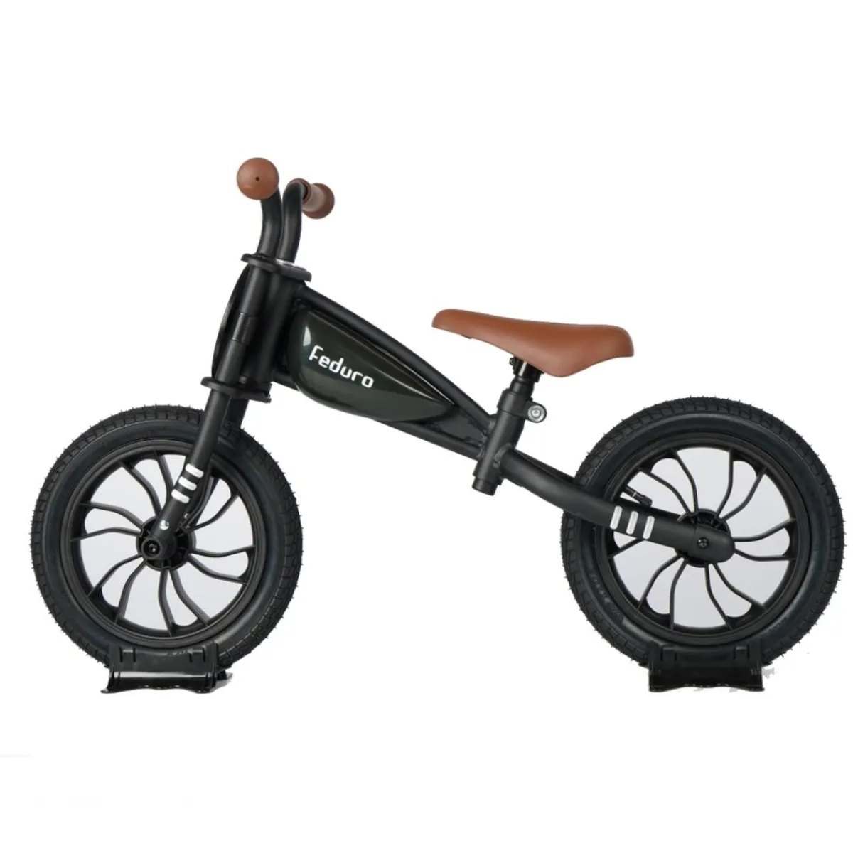 Hot Bicicleta sin pedales Qplay Feduro Negra Motos Y Triciclos