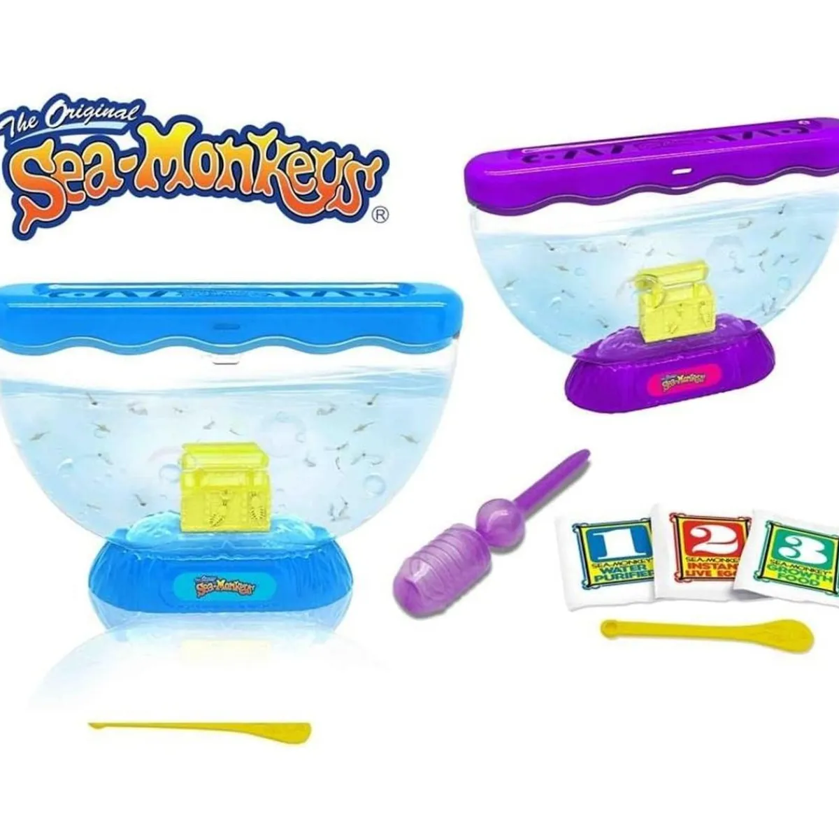 - Cofre del tesoro Sea Monkeys con luz Ocean Zoo ㅤ*BIZAK Outlet