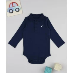 Outlet Body azul manga larga para niño Niño·Bebé Niño 3-36 Meses|Bebé Niño 3-36 Meses·Bodies