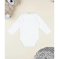 Body blanco con cuello bordado niño*Prenatal New