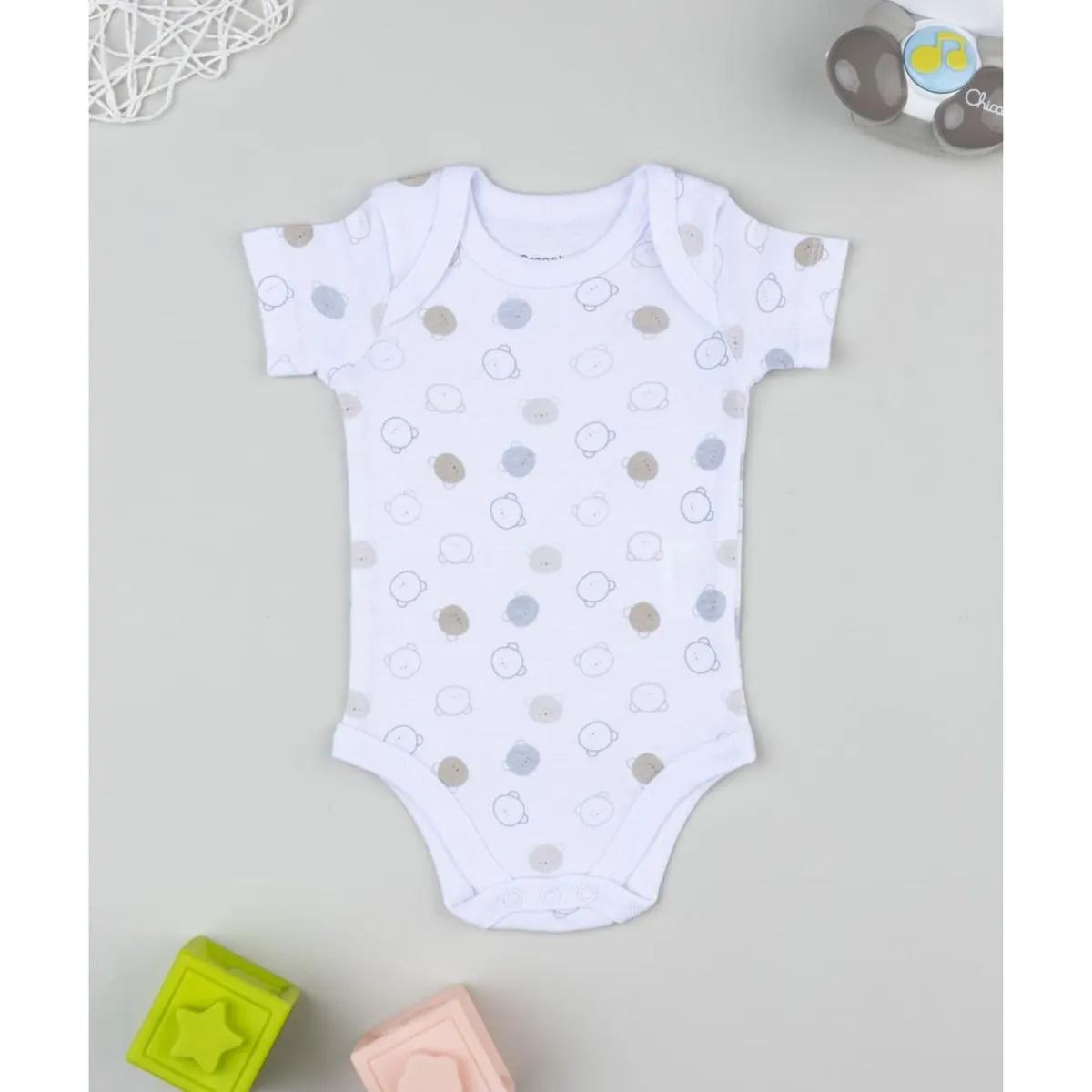 Outlet Body de manga corta para bebé con estampado de ositos Ropa Y Accesorios·Bodies|Recién Nacido·Ropa Y Accesorios