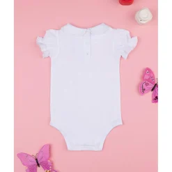 Body de niña blanco con bordado inglés*Prenatal Outlet