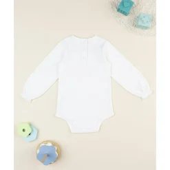 Sale Body de niña blanco con bordado floral Niña·Bebé Niña 3-36 Meses|Bebé Niña 3-36 Meses·Bodies