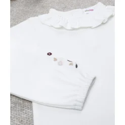 Body de niña blanco con estampado de ositos*Prenatal Best
