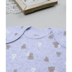 Discount Body gris con estampado de ositos para bebé Ropa Y Accesorios·Bodies|Recién Nacido·Ropa Y Accesorios