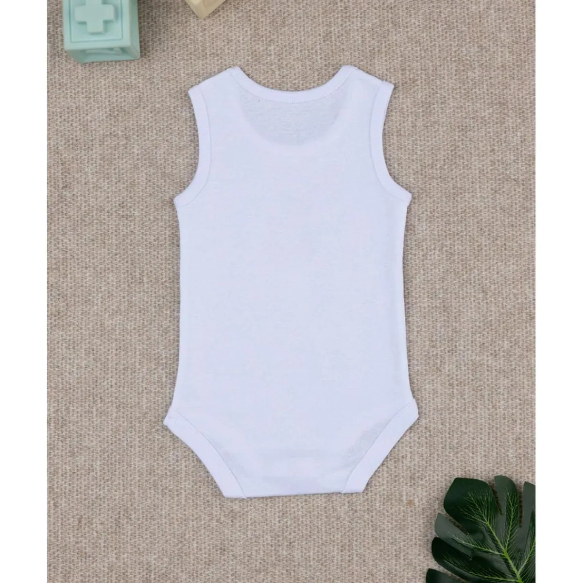 Body Infantil de Algodón Blanco con Estampado de Gatito*Prenatal Best