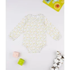 Best Body manga larga de niña con estampado floral Niña·Bebé Niña 3-36 Meses|Bebé Niña 3-36 Meses·Bodies