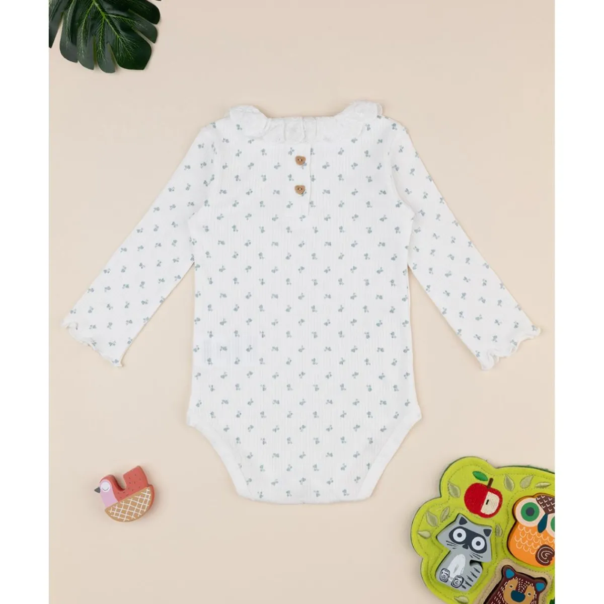 Body niña blanco estampado Bebé Niña 3-36 Meses·Bodies|Niña·Bebé Niña 3-36 Meses