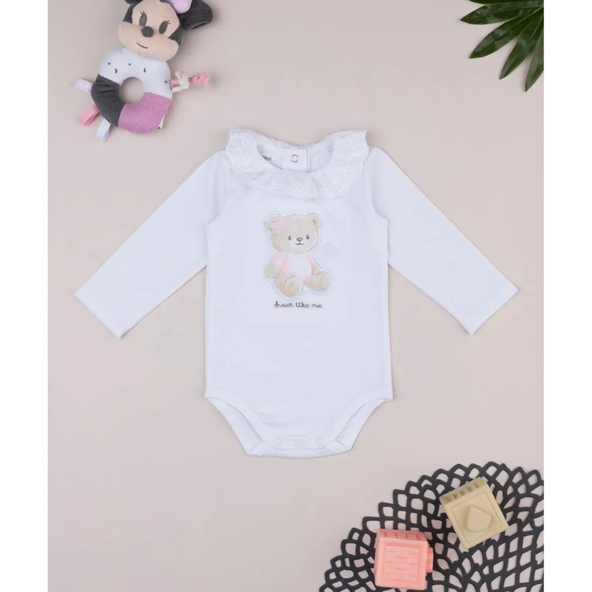 Best Body niña blanco estampado con cuello Recién Nacido·Ropa Y Accesorios|Ropa Y Accesorios·Bodies