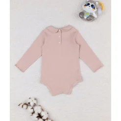 Body rosa de manga larga para niña*Prenatal Hot
