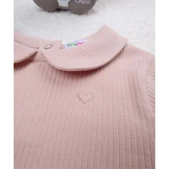 Body rosa de manga larga para niña*Prenatal Hot