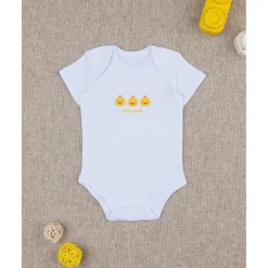 Body unisex smile bordado patitos*Prenatal Hot