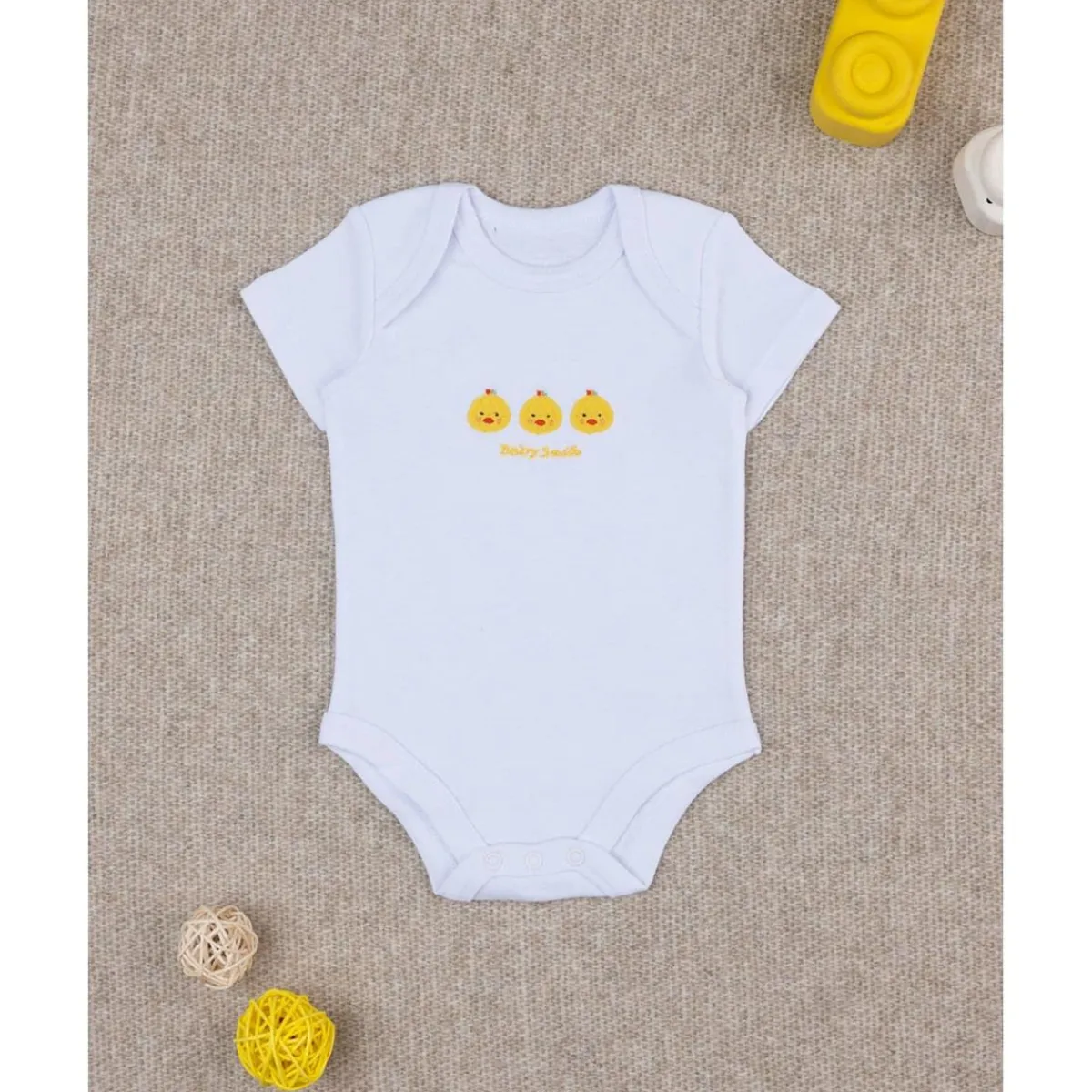 Body unisex smile bordado patitos*Prenatal Hot