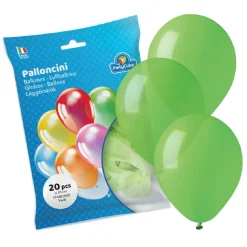Best Bolsa con 20 globos verdes medianos Artículos De Fiesta Y Regalos