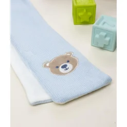 Bufanda bebé azul con osito*Prenatal Sale