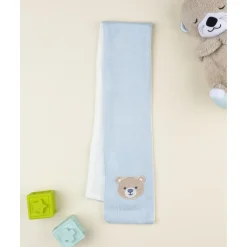 Bufanda bebé azul con osito*Prenatal Sale