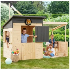 Best Cabaña infantil de madera con porche Santa Bárbara Casas