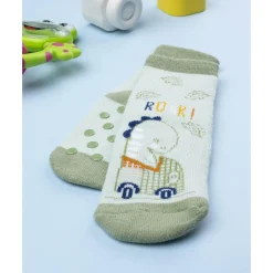 New Calcetines antideslizantes de niño verdes con dinosaurio Calzado Y Accesorios·Accesorios Y Complementos