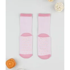 Calcetines antideslizantes niña rosa con gatos*Prenatal Outlet