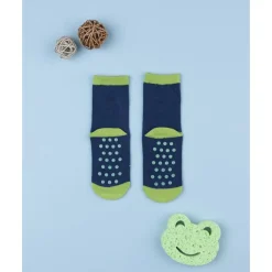 Calcetines antideslizantes azul con dinosaurio*Prenatal New