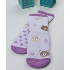 Online Calcetines antideslizantes grises de niña con ositos Calzado Y Accesorios·Accesorios Y Complementos