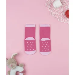 Calcetines antideslizantes fucsia con motivo de zorro*Prenatal Discount