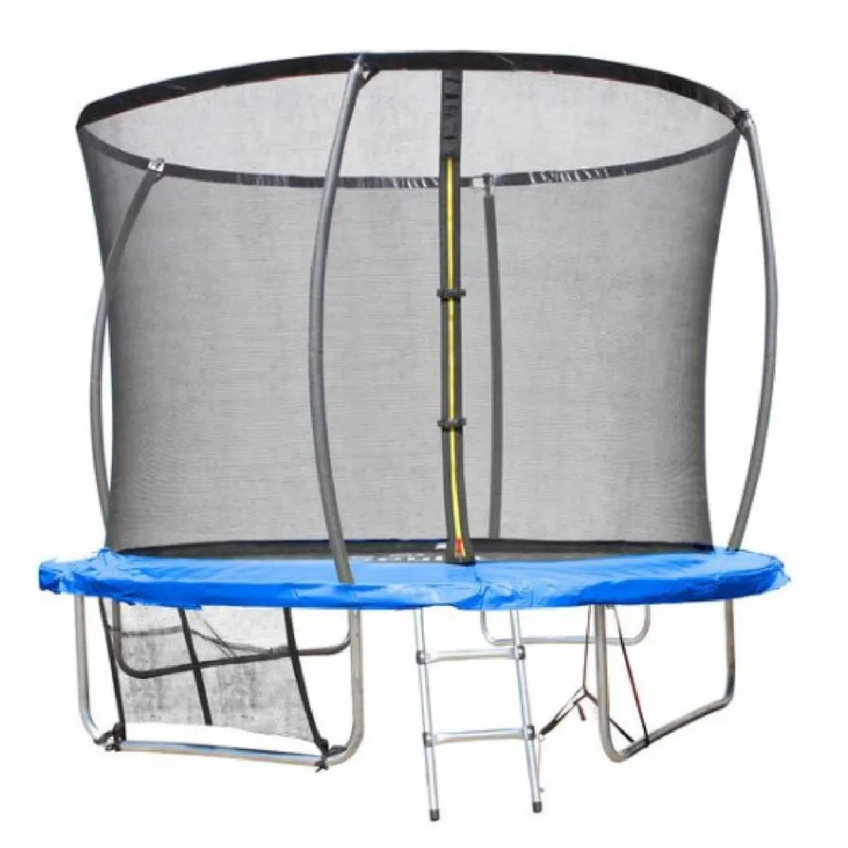 Cama elástica exterior de 427 cm con red, escalera y refuerzo de protección*SOULET Outlet