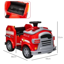 Best Camión de bomberos eléctrico Vehículos De Batería O A Pedales