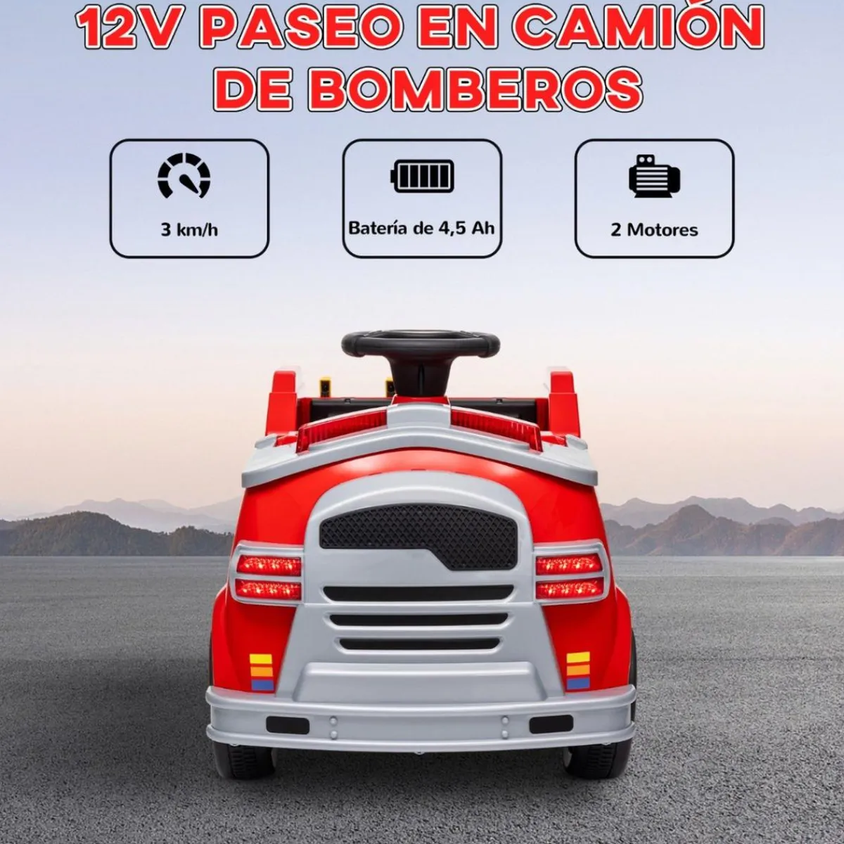 Best Camión de bomberos eléctrico Vehículos De Batería O A Pedales