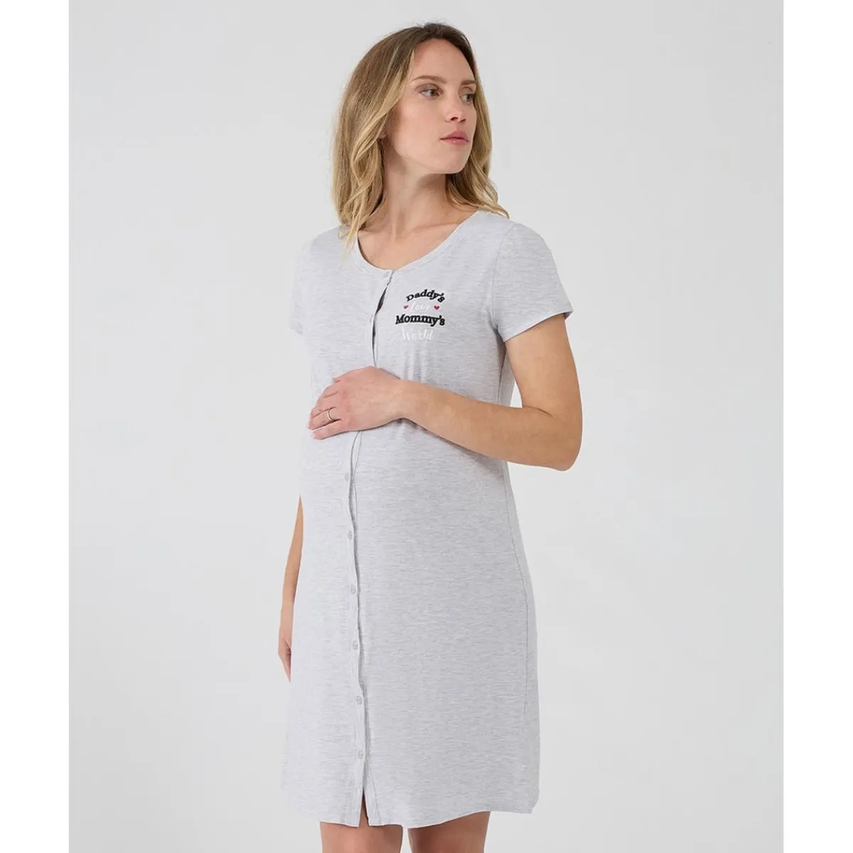 Camisa de noche para parto daddy's love mommy's world*Prenatal Discount